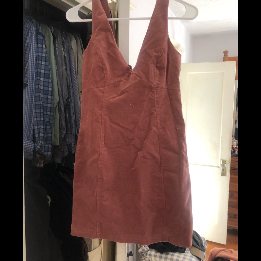 Suede style mauve Forever dress